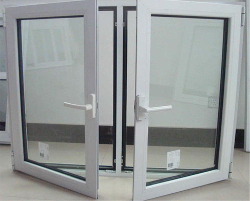 White Aluminium Double Windows